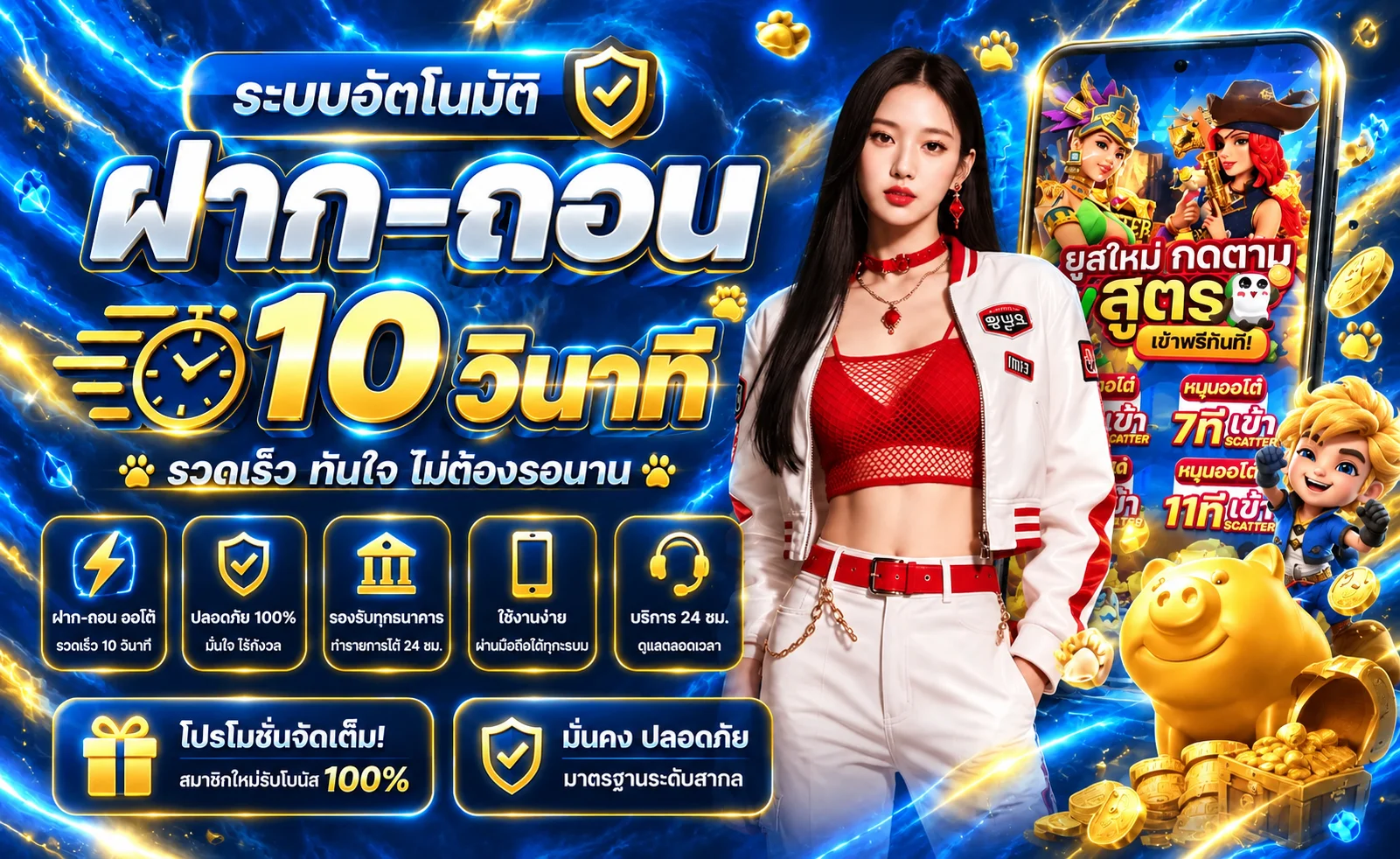 แบนเนอร์ Tesla789 ระบบฝากถอนและบริการเว็บไซต์